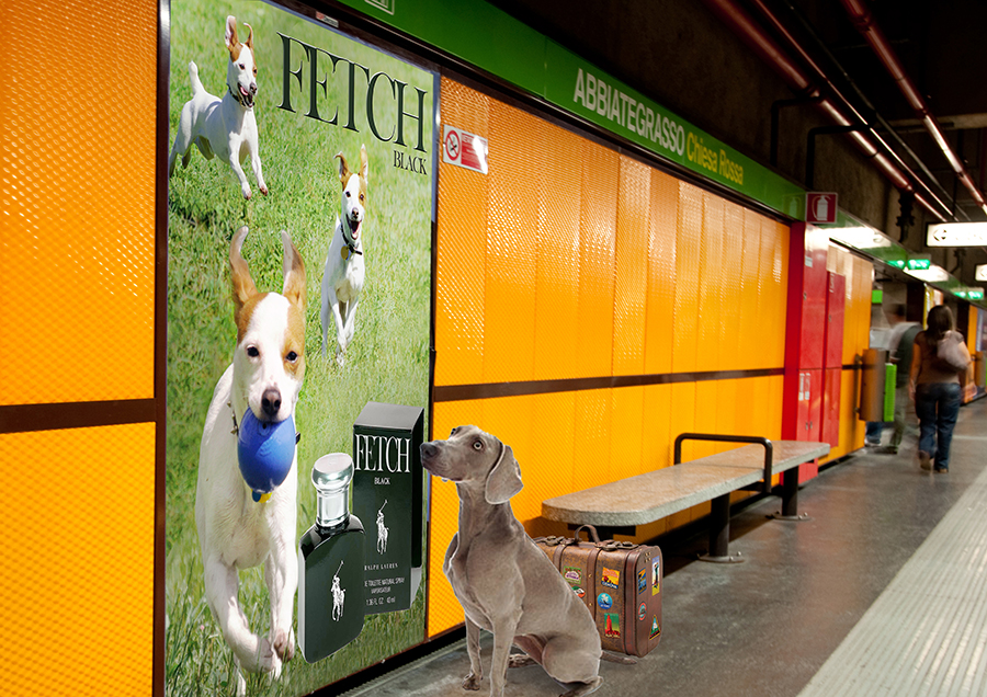 Milan-Metro-Dog-Advertisement