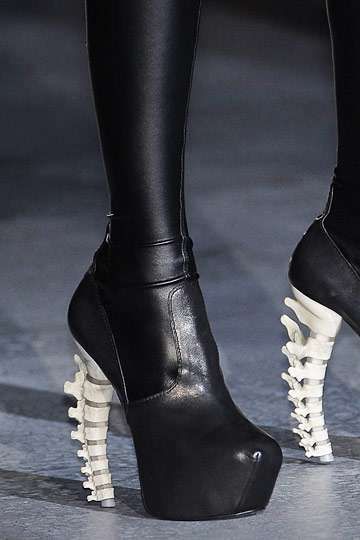 Spinal Stilettos - Skeletal Dsquared2 Fall 2010